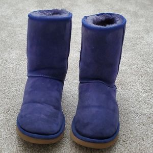 Blue/purple UGG boots